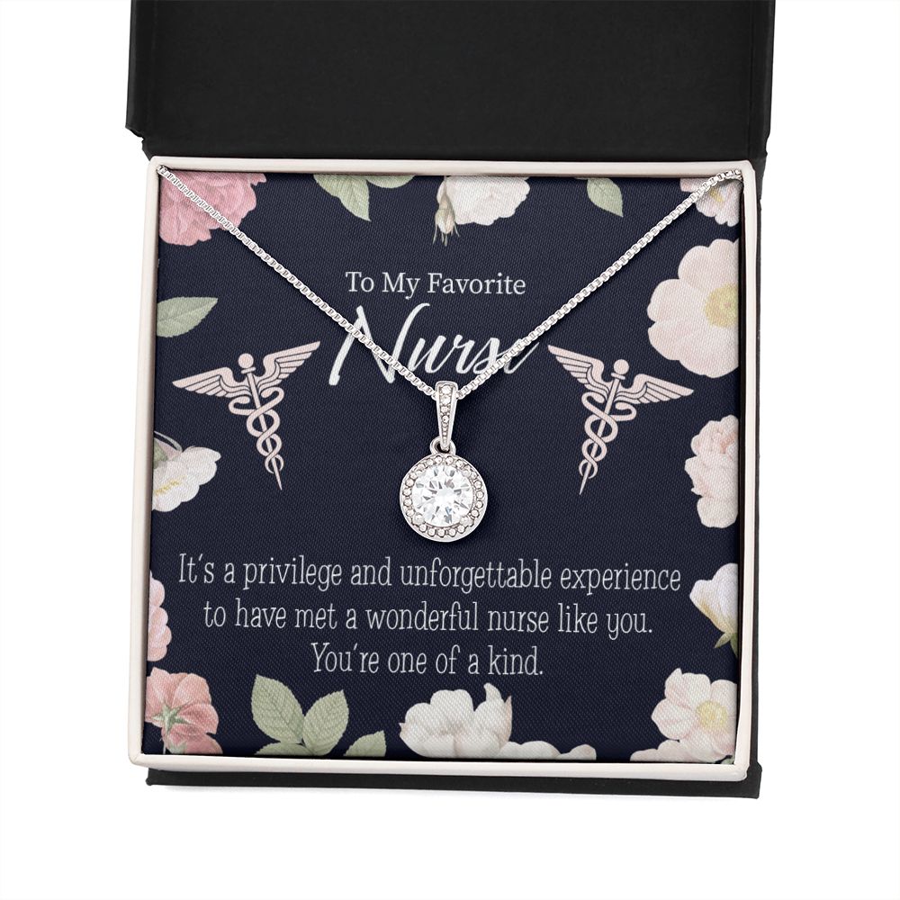 One of a Kind Healthcare Medical Worker Nurse Appreciation Gift Eternal Hope Necklace Message Card-Express Your Love Gifts