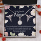 One of a Kind Healthcare Medical Worker Nurse Appreciation Gift Eternal Hope Necklace Message Card-Express Your Love Gifts