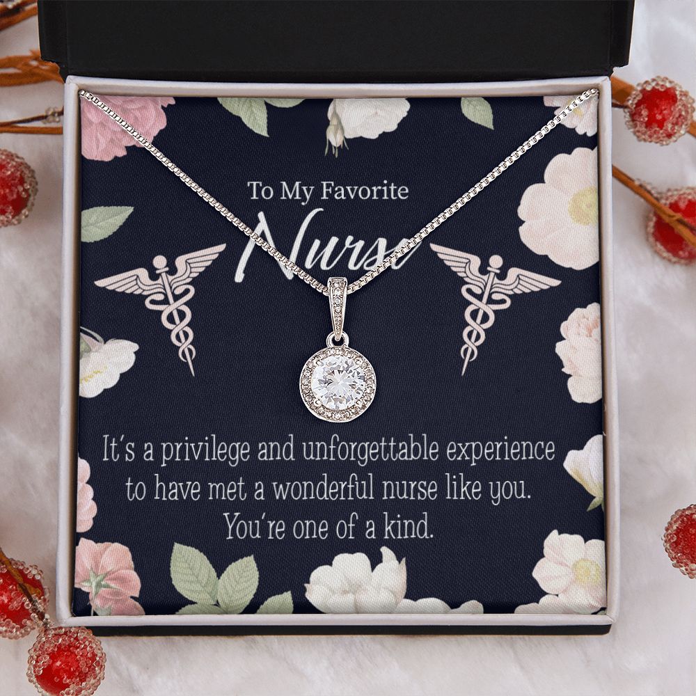 One of a Kind Healthcare Medical Worker Nurse Appreciation Gift Eternal Hope Necklace Message Card-Express Your Love Gifts