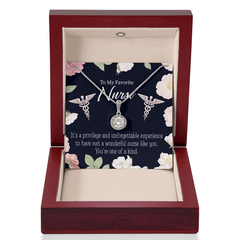 One of a Kind Healthcare Medical Worker Nurse Appreciation Gift Eternal Hope Necklace Message Card-Express Your Love Gifts