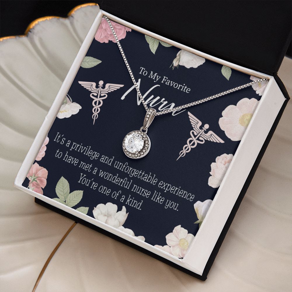 One of a Kind Healthcare Medical Worker Nurse Appreciation Gift Eternal Hope Necklace Message Card-Express Your Love Gifts