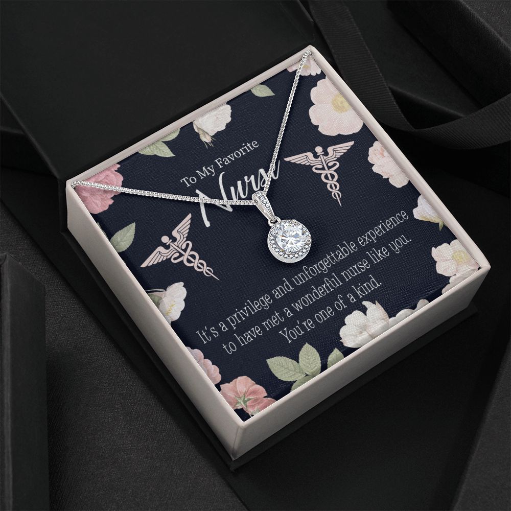 One of a Kind Healthcare Medical Worker Nurse Appreciation Gift Eternal Hope Necklace Message Card-Express Your Love Gifts