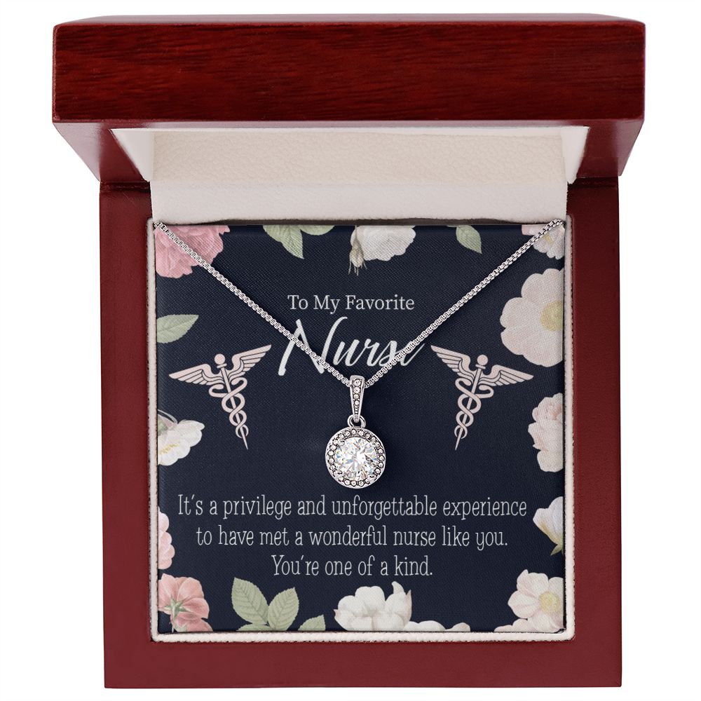 One of a Kind Healthcare Medical Worker Nurse Appreciation Gift Eternal Hope Necklace Message Card-Express Your Love Gifts