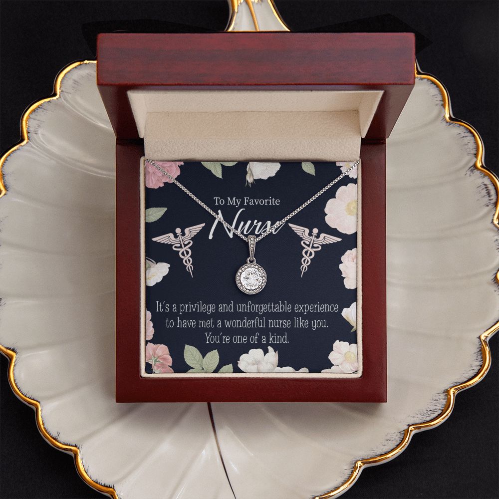 One of a Kind Healthcare Medical Worker Nurse Appreciation Gift Eternal Hope Necklace Message Card-Express Your Love Gifts