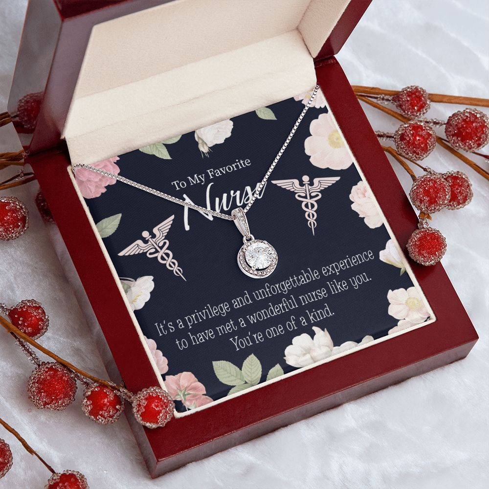One of a Kind Healthcare Medical Worker Nurse Appreciation Gift Eternal Hope Necklace Message Card-Express Your Love Gifts