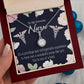 One of a Kind Healthcare Medical Worker Nurse Appreciation Gift Eternal Hope Necklace Message Card-Express Your Love Gifts