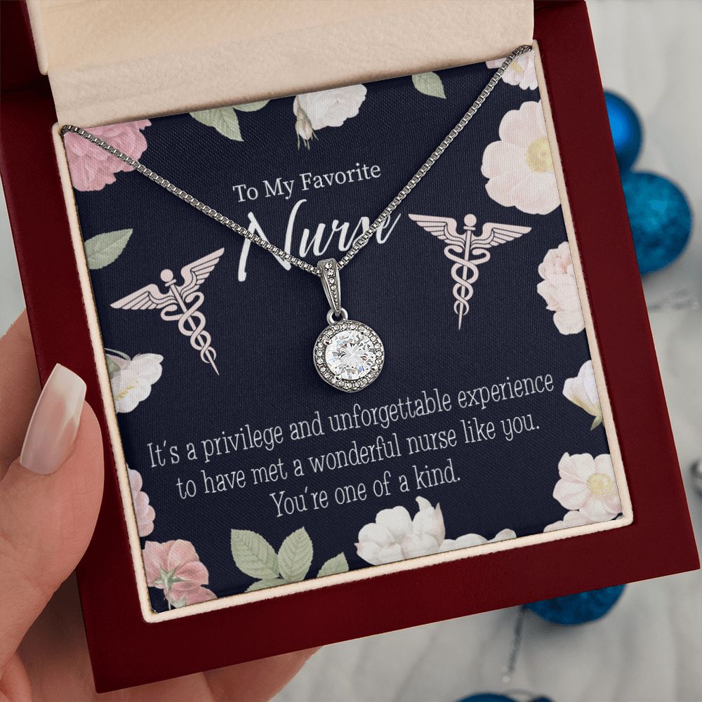 One of a Kind Healthcare Medical Worker Nurse Appreciation Gift Eternal Hope Necklace Message Card-Express Your Love Gifts