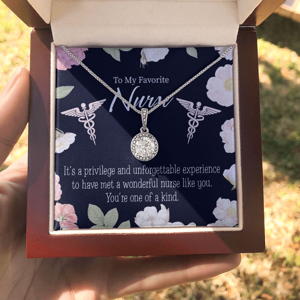 One of a Kind Healthcare Medical Worker Nurse Appreciation Gift Eternal Hope Necklace Message Card-Express Your Love Gifts