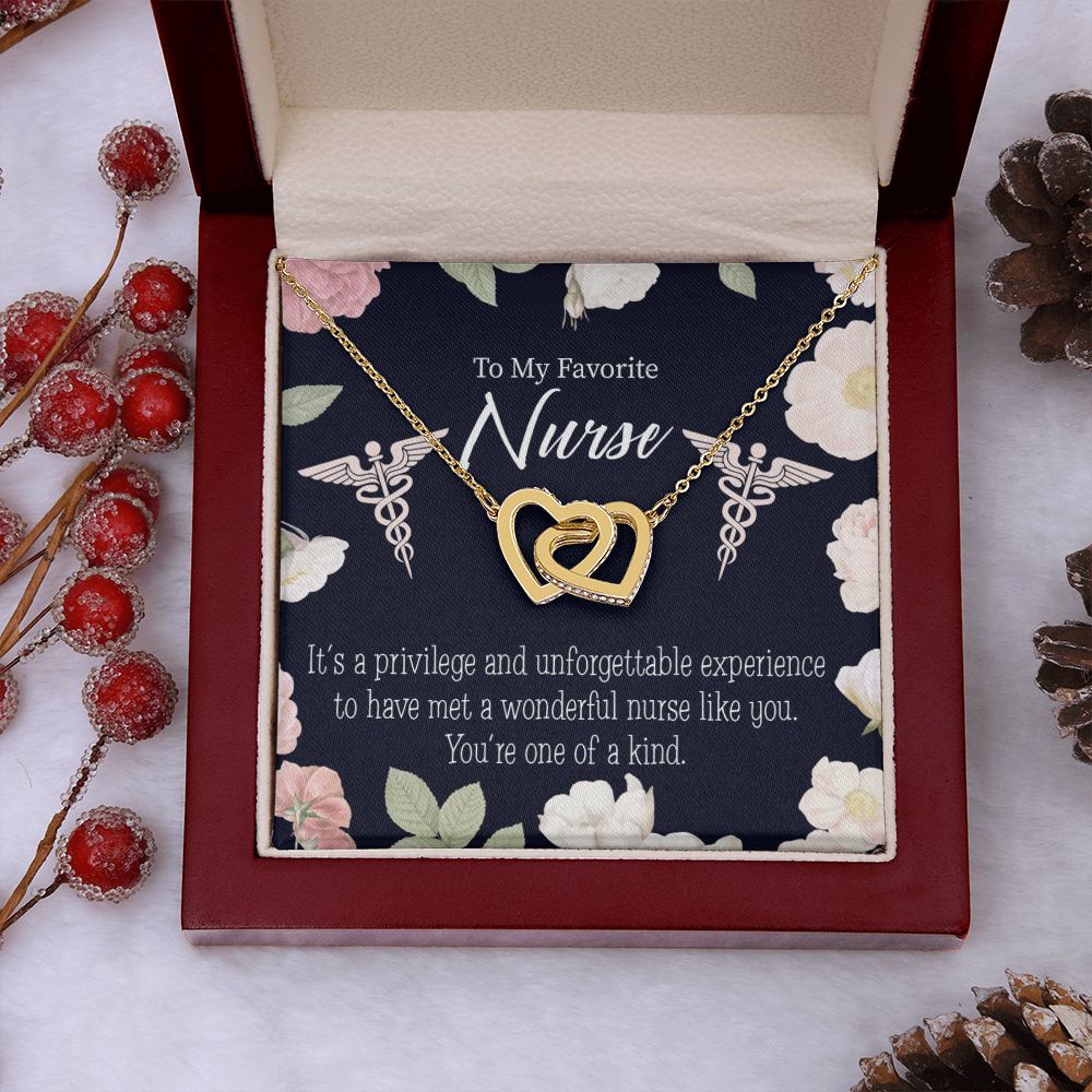 One of a Kind Healthcare Medical Worker Nurse Appreciation Gift Inseparable Necklace-Express Your Love Gifts