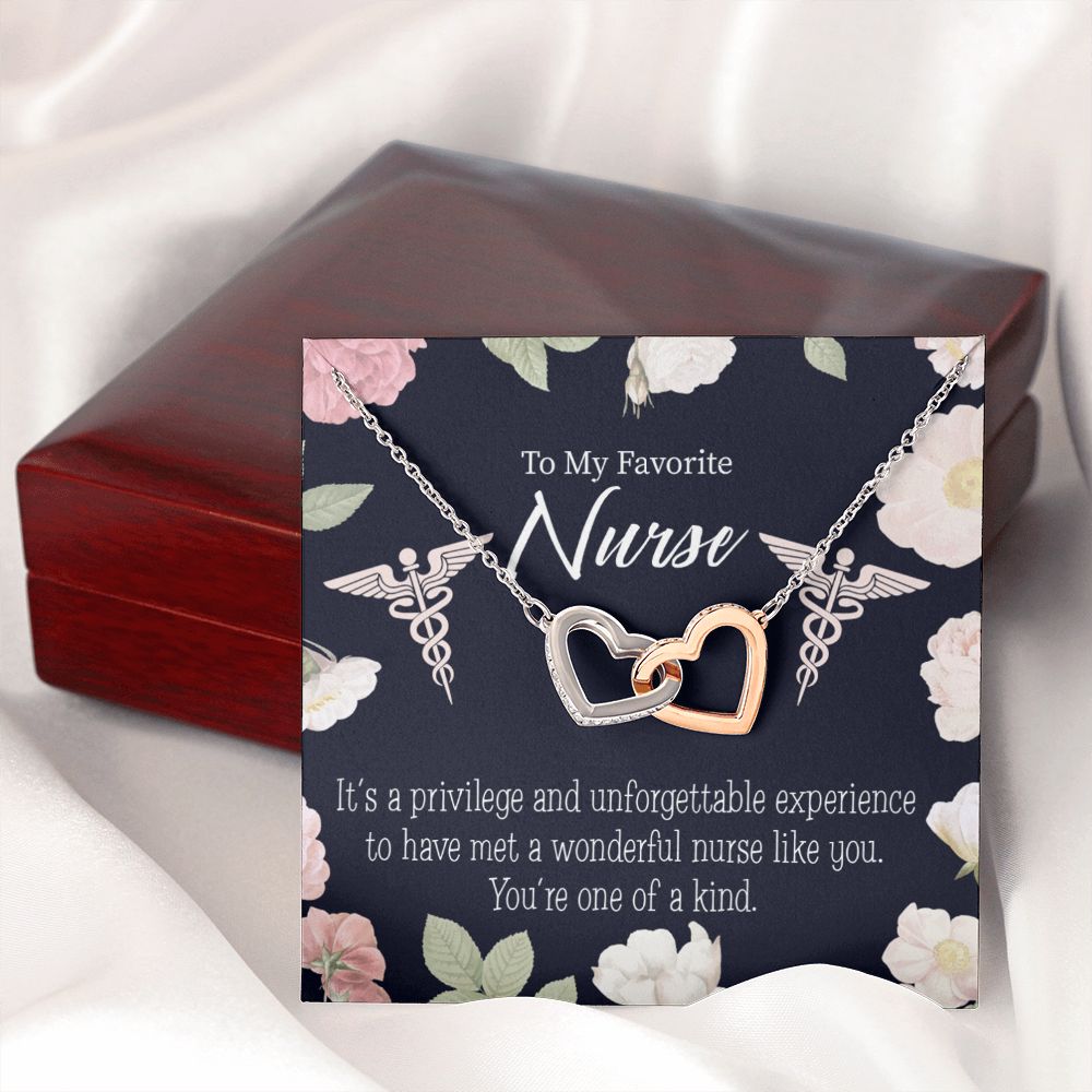 One of a Kind Healthcare Medical Worker Nurse Appreciation Gift Inseparable Necklace-Express Your Love Gifts