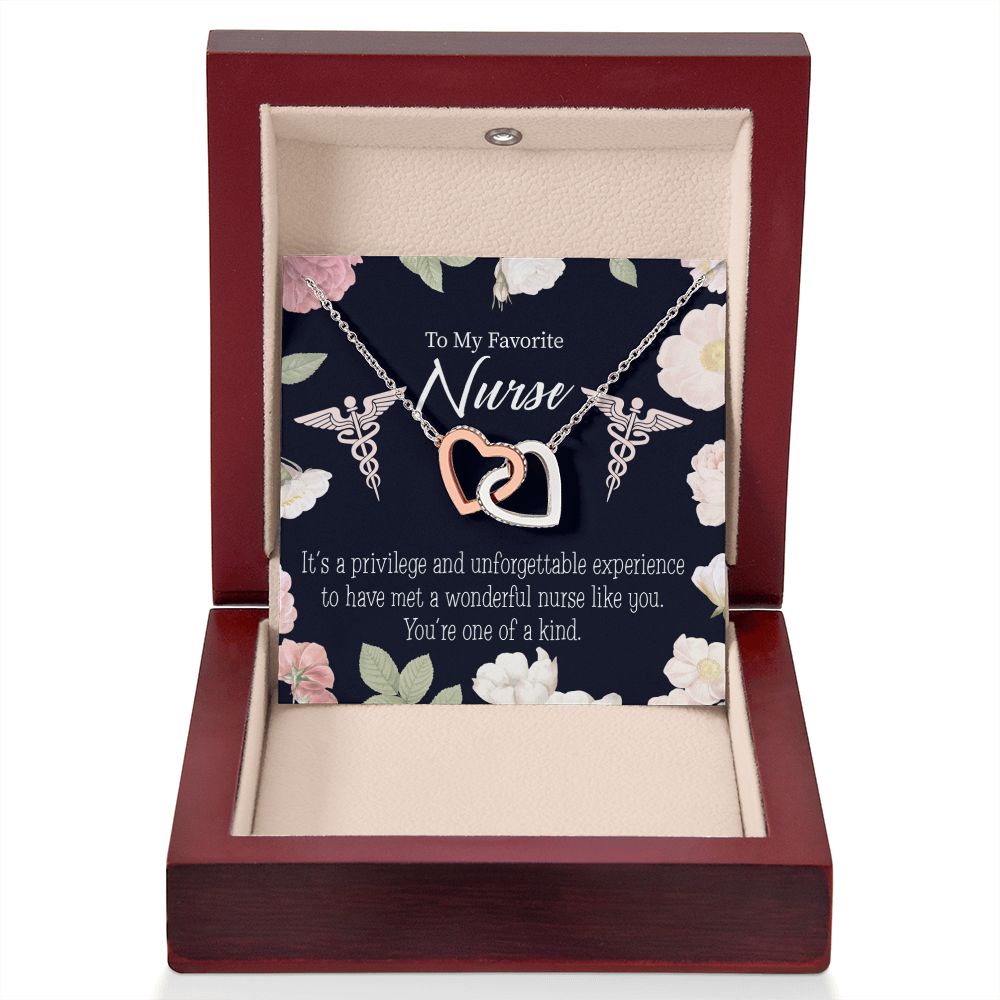 One of a Kind Healthcare Medical Worker Nurse Appreciation Gift Inseparable Necklace-Express Your Love Gifts