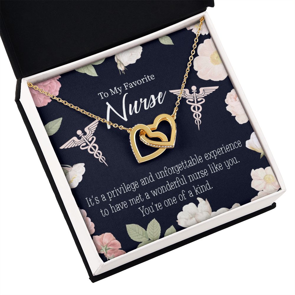 One of a Kind Healthcare Medical Worker Nurse Appreciation Gift Inseparable Necklace-Express Your Love Gifts
