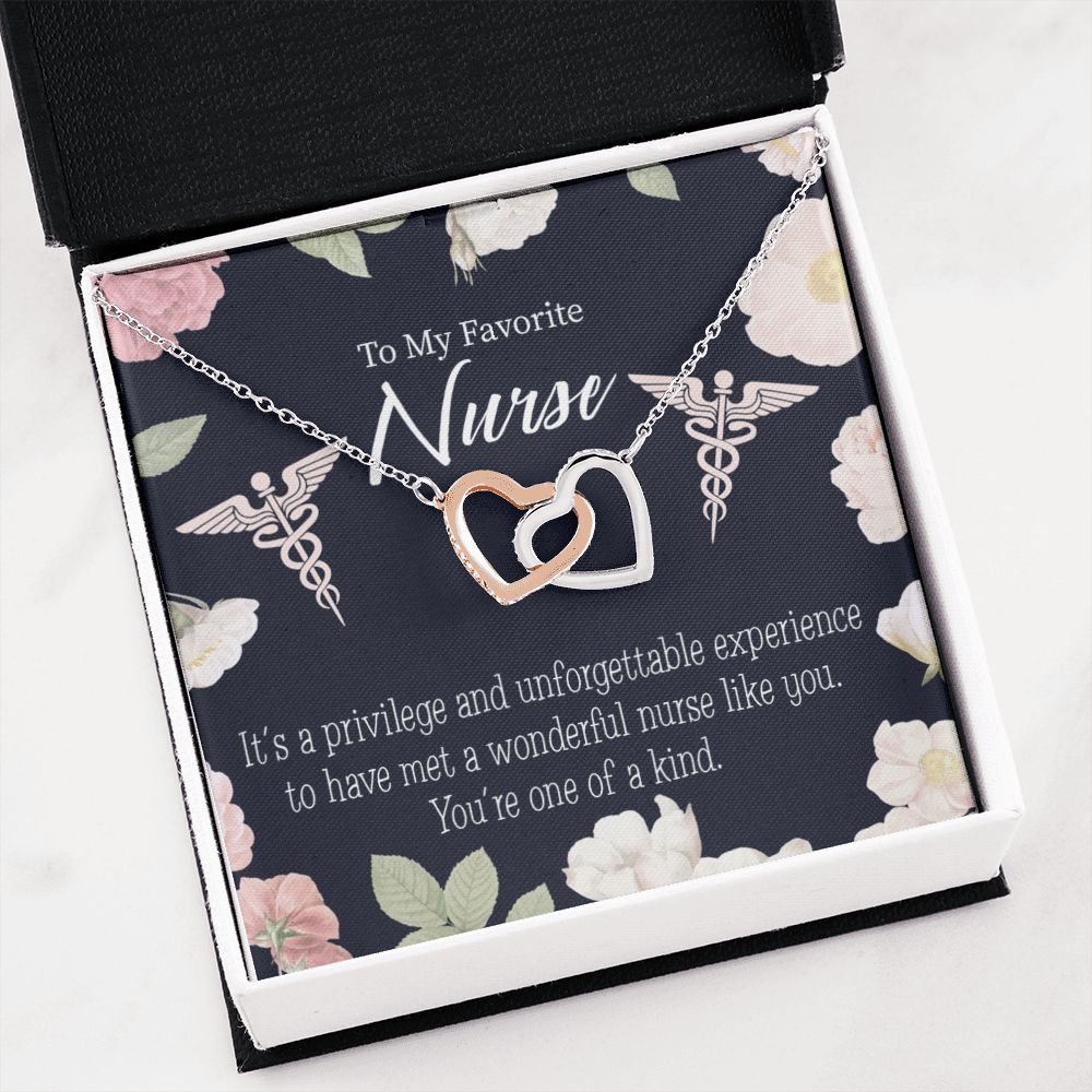 One of a Kind Healthcare Medical Worker Nurse Appreciation Gift Inseparable Necklace-Express Your Love Gifts