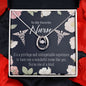 One of a Kind Healthcare Medical Worker Nurse Appreciation Gift Lucky Horseshoe Necklace Message Card 14k w CZ Crystals-Express Your Love Gifts