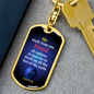 One Race Acts 17:26 Keychain Stainless Steel or 18k Gold Dog Tag Keyring-Express Your Love Gifts