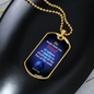 One Race Bible Verse Acts 17:26 Necklace Stainless Steel or 18k Gold Dog Tag 24" Chain-Express Your Love Gifts