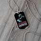 One's Horse Leaping Horse Necklace Stainless Steel or 18k Gold Dog Tag 24" Chain-Express Your Love Gifts