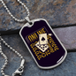 Online Poker Gambler Necklace Stainless Steel or 18k Gold Dog Tag 24" Chain-Express Your Love Gifts