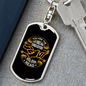 Only Bible Keychain Stainless Steel or 18k Gold Dog Tag Keyring-Express Your Love Gifts