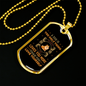 Only Dogs Love You More Necklace Stainless Steel or 18k Gold Dog Tag 24" Chain-Express Your Love Gifts