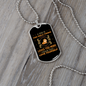 Only Dogs Love You More Necklace Stainless Steel or 18k Gold Dog Tag 24" Chain-Express Your Love Gifts