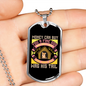 Only Love Dog House Necklace Stainless Steel or 18k Gold Dog Tag 24" Chain-Express Your Love Gifts