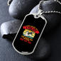 Only Love Siberian Husky Necklace Stainless Steel or 18k Gold Dog Tag 24" Chain-Express Your Love Gifts