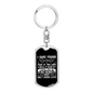 Only More Love Keychain Stainless Steel or 18k Gold Dog Tag Keyring-Express Your Love Gifts