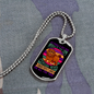 Only Person Necklace Stainless Steel or 18k Gold Dog Tag 24" Chain-Express Your Love Gifts