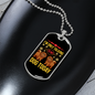 Only Talking to My Dog Today Necklace Stainless Steel or 18k Gold Dog Tag 24" Chain-Express Your Love Gifts