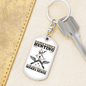 Only Thing Makes Sense Is Hunter'S Keychain Gift Stainless Steel or 18k Gold Dog Tag Keyring-Express Your Love Gifts