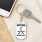 Only Thing Makes Sense Is Hunter'S Keychain Gift Stainless Steel or 18k Gold Dog Tag Keyring-Express Your Love Gifts