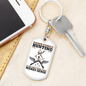 Only Thing Makes Sense Is Hunter'S Keychain Gift Stainless Steel or 18k Gold Dog Tag Keyring-Express Your Love Gifts