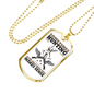 Only Thing Makes Sense Is Hunting Necklace Stainless Steel or 18k Gold Dog Tag 24" Chain-Express Your Love Gifts