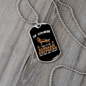 Only Trust My German Shepherd Necklace Stainless Steel or 18k Gold Dog Tag 24" Chain-Express Your Love Gifts