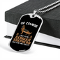 Only Trust My German Shepherd Necklace Stainless Steel or 18k Gold Dog Tag 24" Chain-Express Your Love Gifts