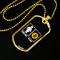 Other's Wife Crypto Necklace Stainless Steel or 18k Gold Dog Tag 24" Chain-Express Your Love Gifts