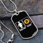 Other's Wife Crypto Necklace Stainless Steel or 18k Gold Dog Tag 24" Chain-Express Your Love Gifts