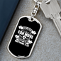 Our Faith Matthew 17:20 Keychain Stainless Steel or 18k Gold Dog Tag Keyring-Express Your Love Gifts