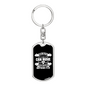 Our Faith Matthew 17:20 Keychain Stainless Steel or 18k Gold Dog Tag Keyring-Express Your Love Gifts
