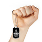 Our Faith Move Matthew 17:20 Necklace Stainless Steel or 18k Gold Dog Tag 24-Express Your Love Gifts