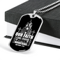 Our Faith Move Matthew 17:20 Necklace Stainless Steel or 18k Gold Dog Tag 24-Express Your Love Gifts