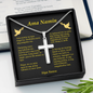 Our Father Tagalog Ama Namin Cross Card Necklace w Stainless Steel Pendant-Express Your Love Gifts