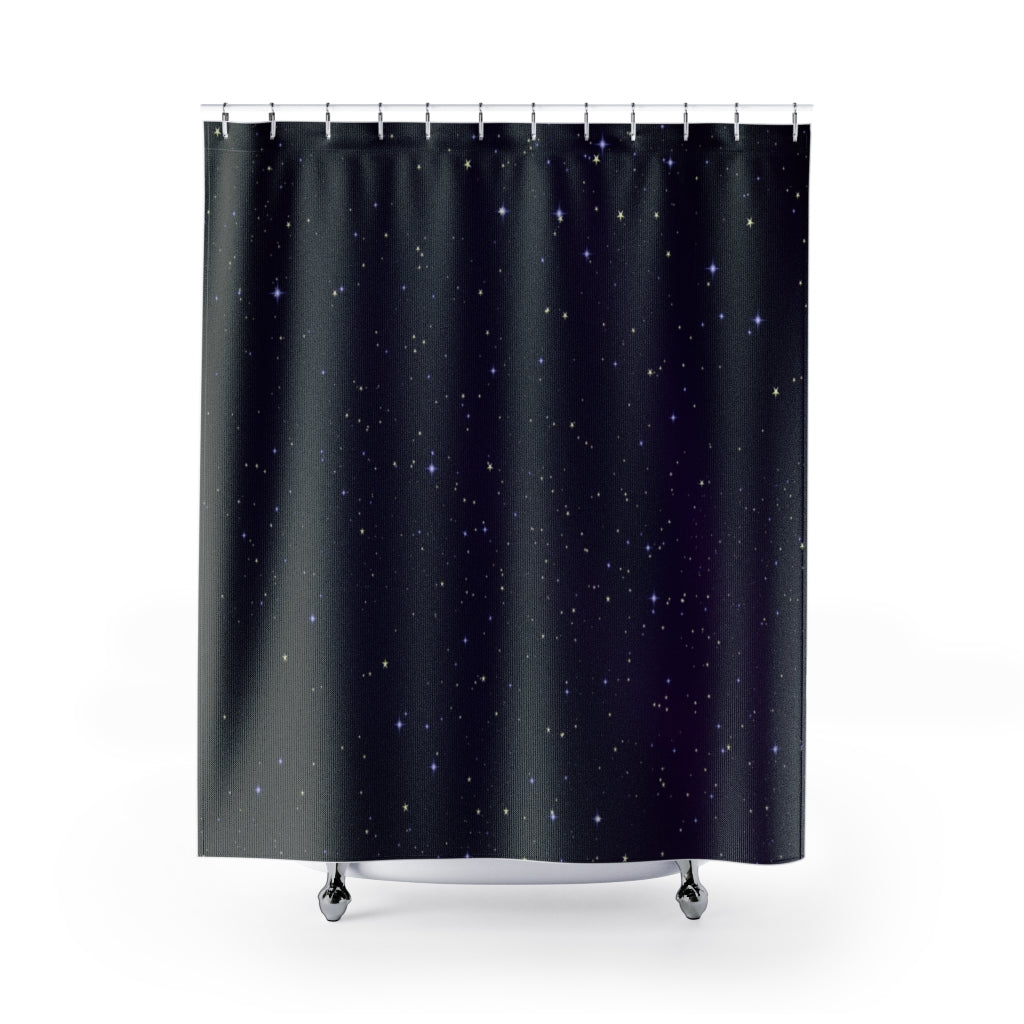 Outer Space Glowing Stylish Design 71" x 74" Elegant Waterproof Shower Curtain for a Spa-like Bathroom Paradise Exceptional Craftsmanship-Express Your Love Gifts