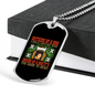 Outside of a Dog Best Friend Necklace Stainless Steel or 18k Gold Dog Tag 24" Chain-Express Your Love Gifts
