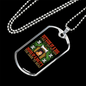 Outside of a Dog Best Friend Necklace Stainless Steel or 18k Gold Dog Tag 24" Chain-Express Your Love Gifts