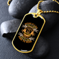 Outside of a Dog Brown Necklace Stainless Steel or 18k Gold Dog Tag 24" Chain-Express Your Love Gifts