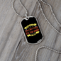 Outside of a Dog Necklace Stainless Steel or 18k Gold Dog Tag 24" Chain-Express Your Love Gifts