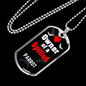 Parrot Bird Necklace Stainless Steel or 18k Gold Dog Tag 24" Chain-Express Your Love Gifts