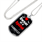 Parrotlet Bird Necklace Stainless Steel or 18k Gold Dog Tag 24" Chain-Express Your Love Gifts